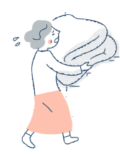 お布団やカーペット等 大きなご依頼品が多いとき